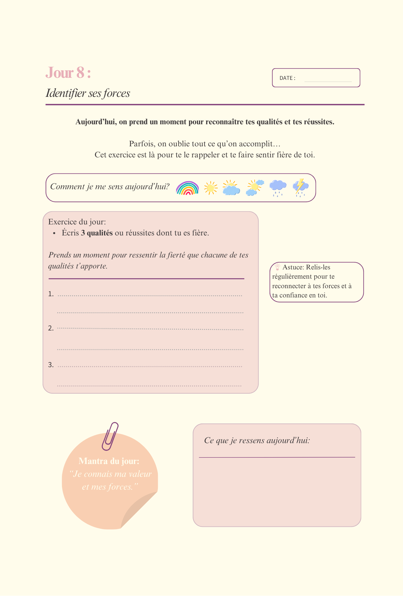 21 jours pour rayonner - Guide confiance en soi